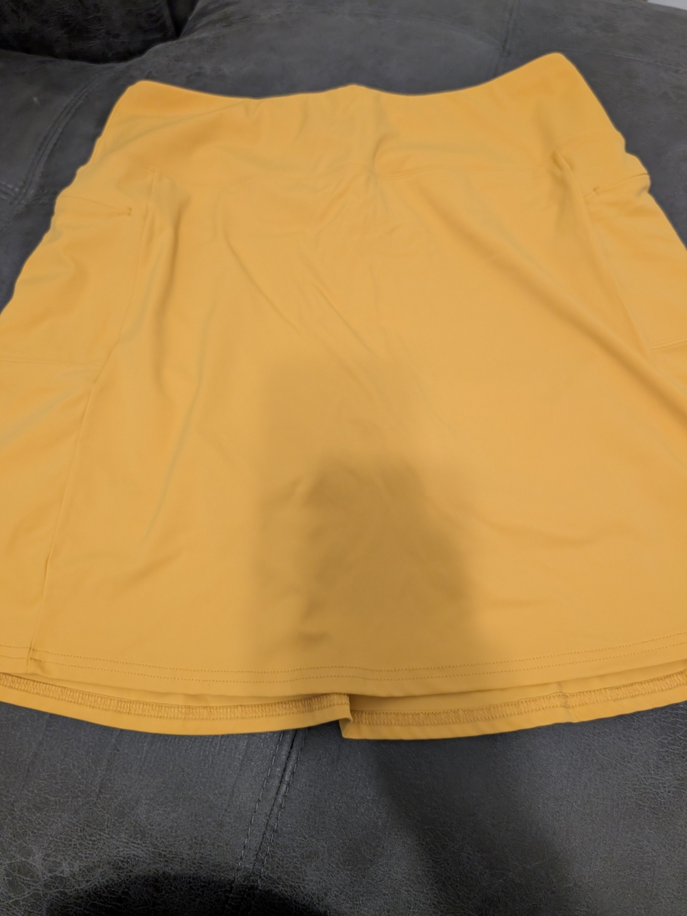 Golden Yellow Skort